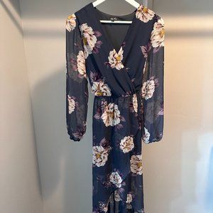 Floral Dress, Purple